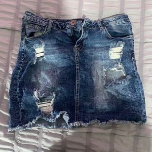 Jean skirt